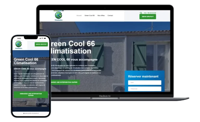 Aperçu de la réalisation Green Cool