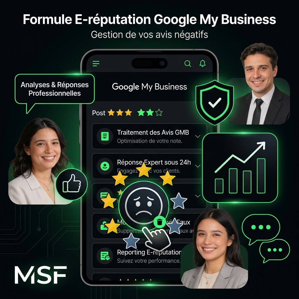 Intervention E-Réputation Google My Business