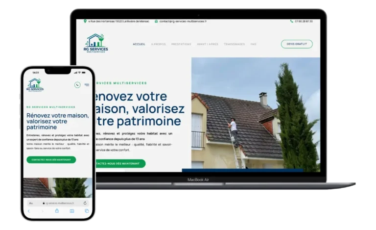 Aperçu de la réalisation NG Services Multiservices