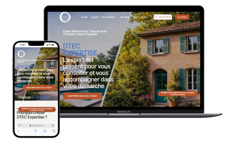 Aperçu de la réalisation DTEC Expertise