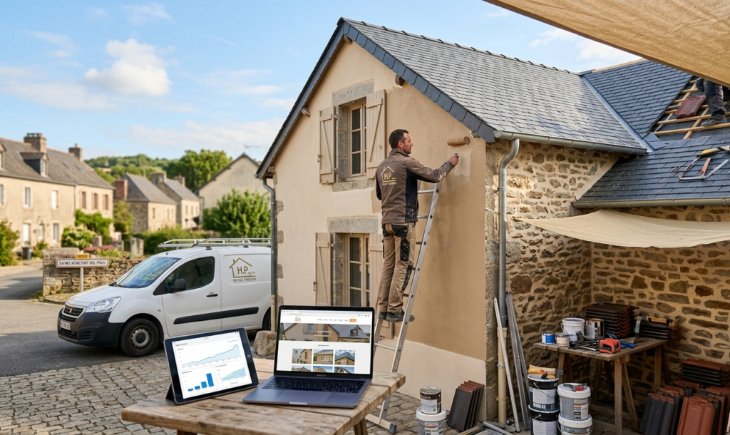 stratégie digitale artisan rénovation