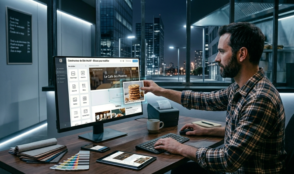 gestion simplifiée du site restaurant