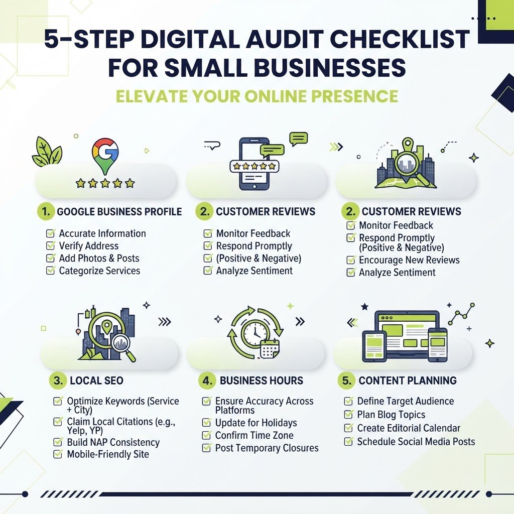 Checklist audit digital en 5 étapes pour PME en été