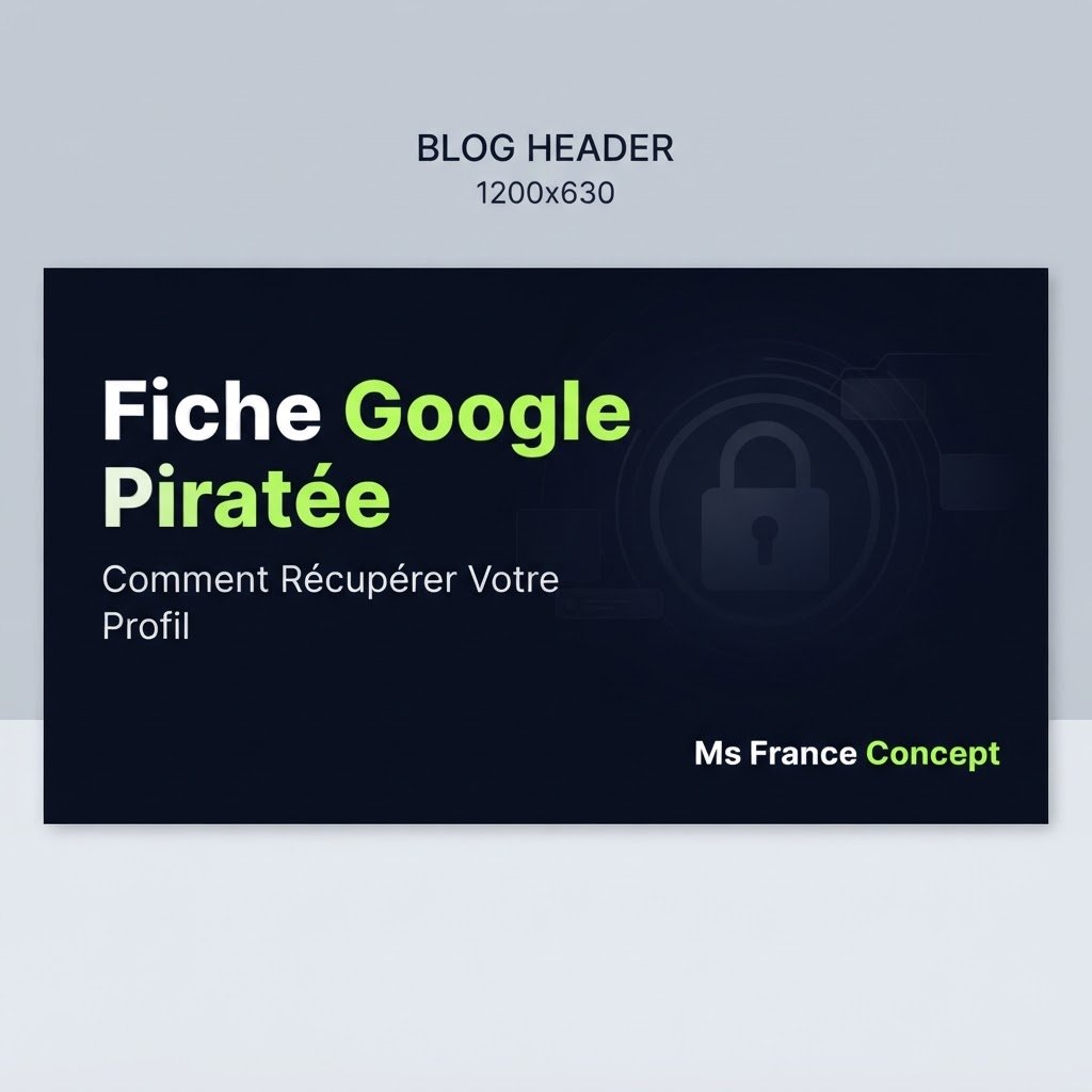 Fiche Google Piratée