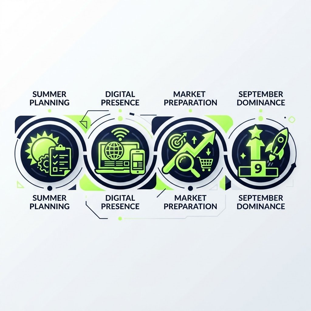 Infographie : 4 étapes de transformation digitale pour dominer le marché en septembre