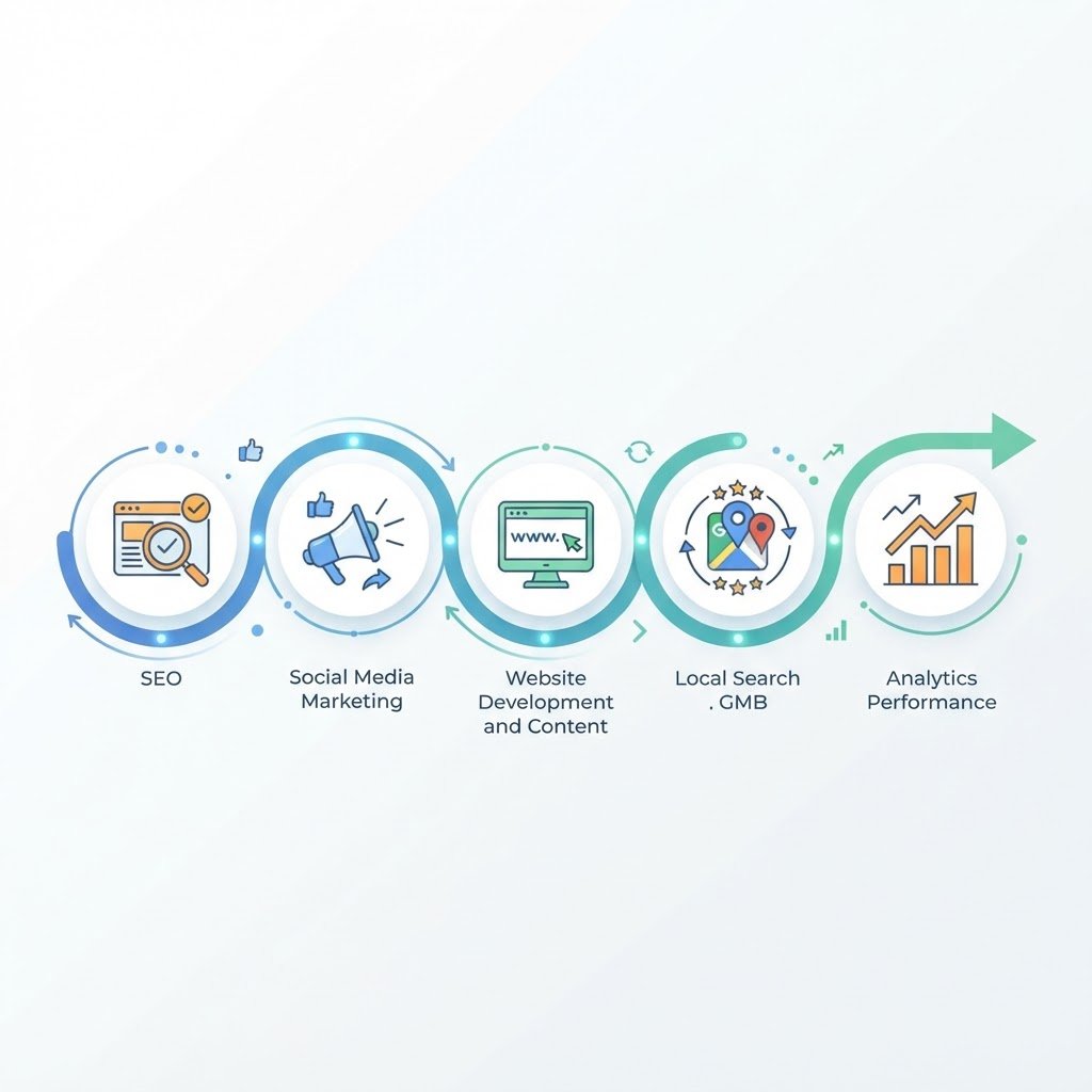 Infographie roadmap marketing digital pour préparer la rentrée de septembre