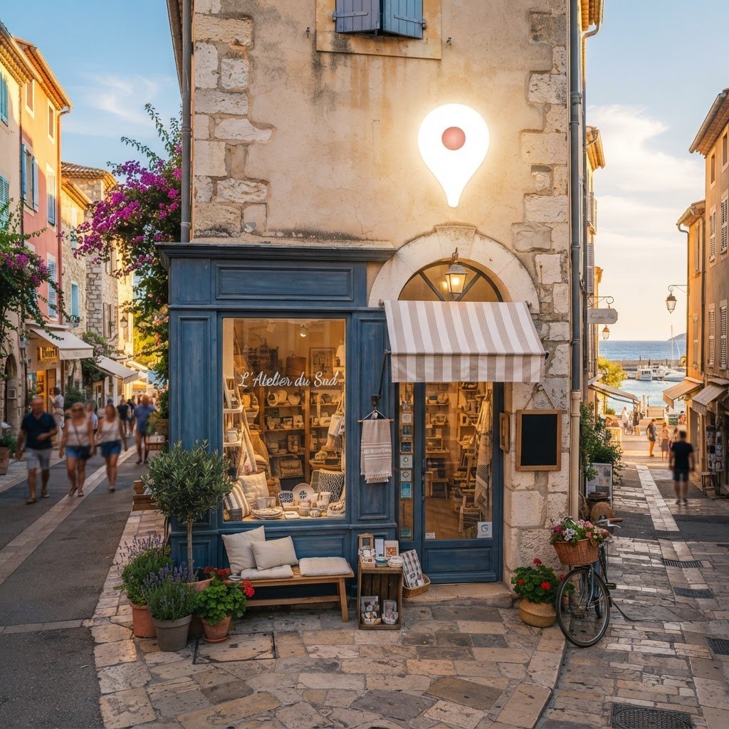 Commerce local visible sur Google Maps avec fiche optimisee Ms France Concept