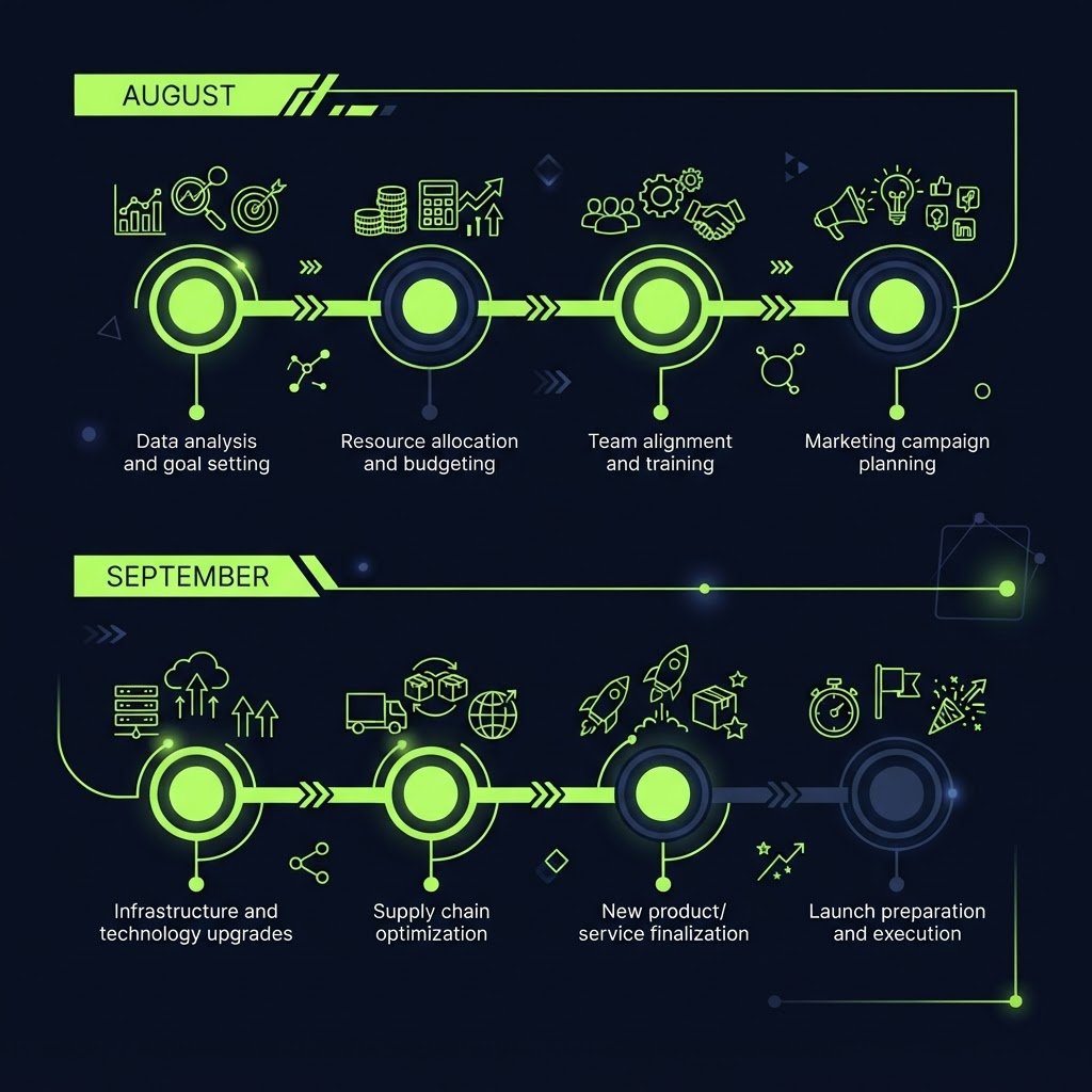 Roadmap et timeline de préparation pour dominer avant septembre 2026