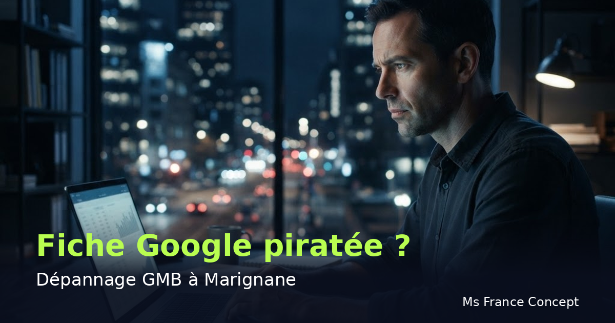 Dépannage Google My Business à Marignane : Fiche piratée — Ms France Concept
