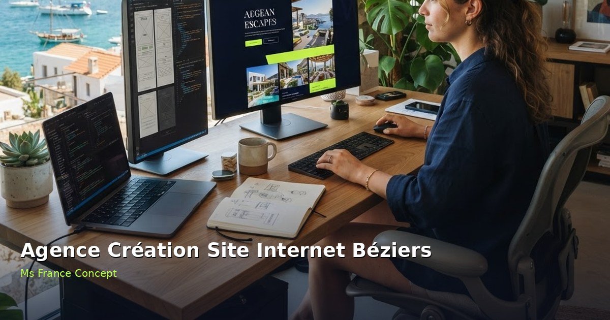 Agence Création Site Internet Béziers : Site Web pour les TPE de l'Hérault