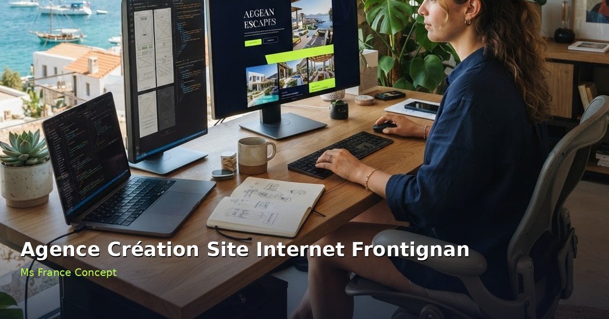 Agence Création Site Internet Frontignan : Site Web pour les TPE de l'Hérault