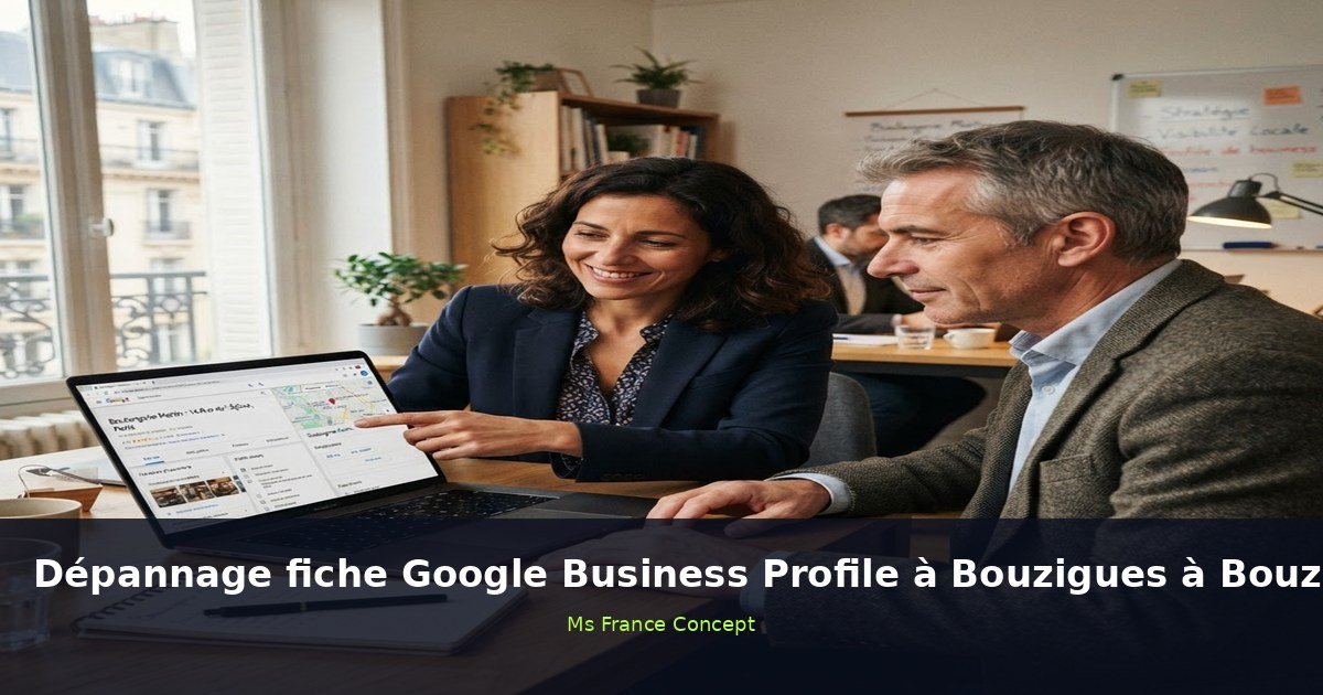 Dépannage fiche Google Business Profile à Bouzigues à Bouzigues — Ms France Concept 2026