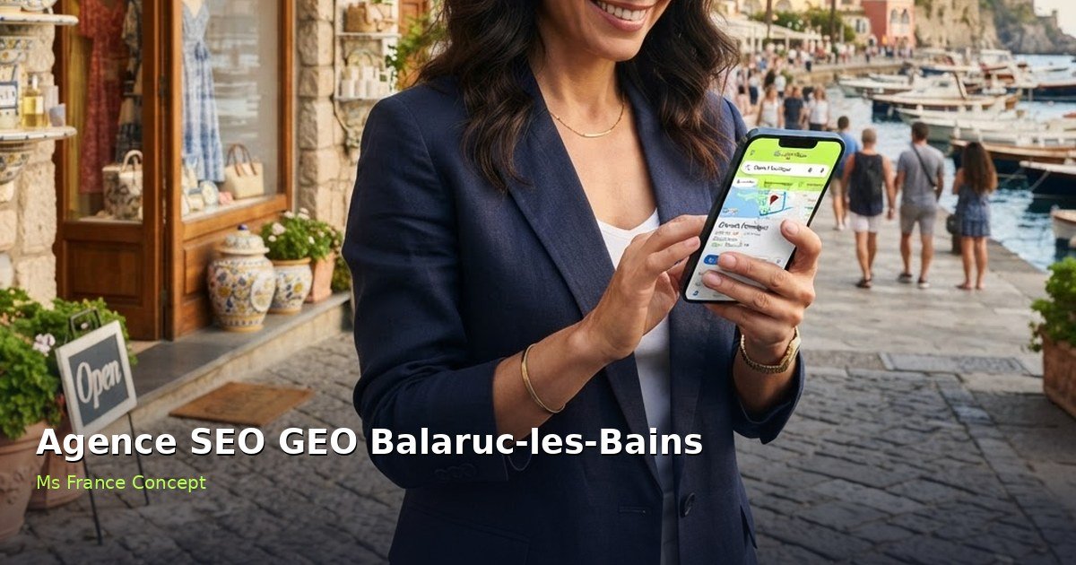Agence SEO GEO Balaruc-les-Bains : Référencement Local pour les TPE de l'Hérault