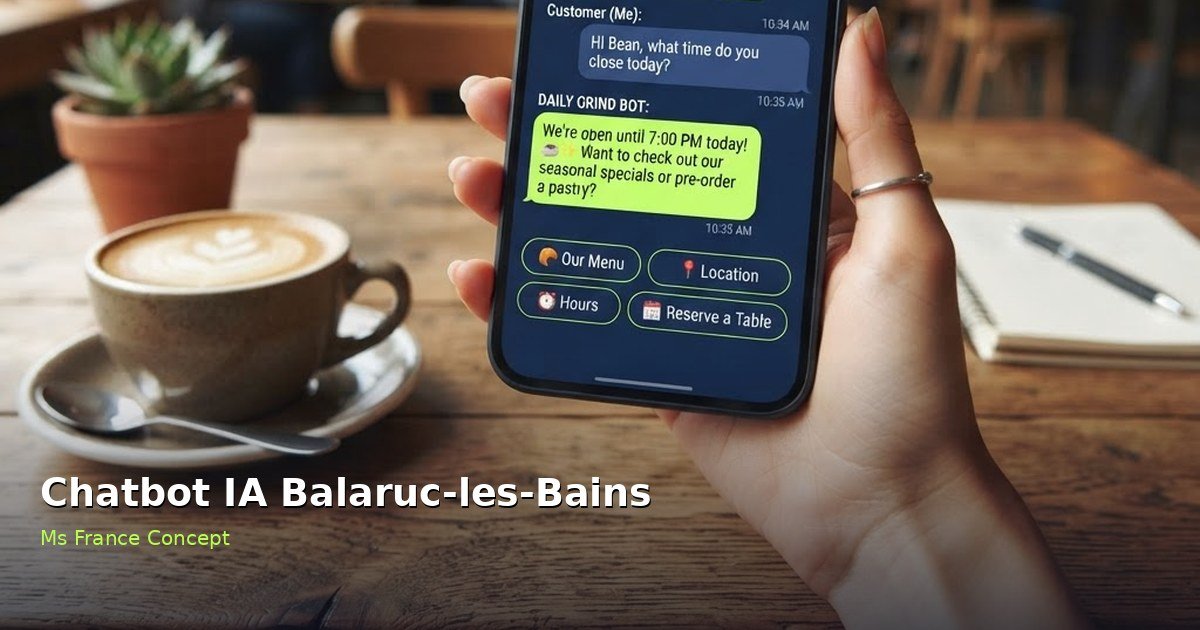 Chatbot IA Balaruc-les-Bains : Assistant Intelligent pour les TPE du Thermalisme