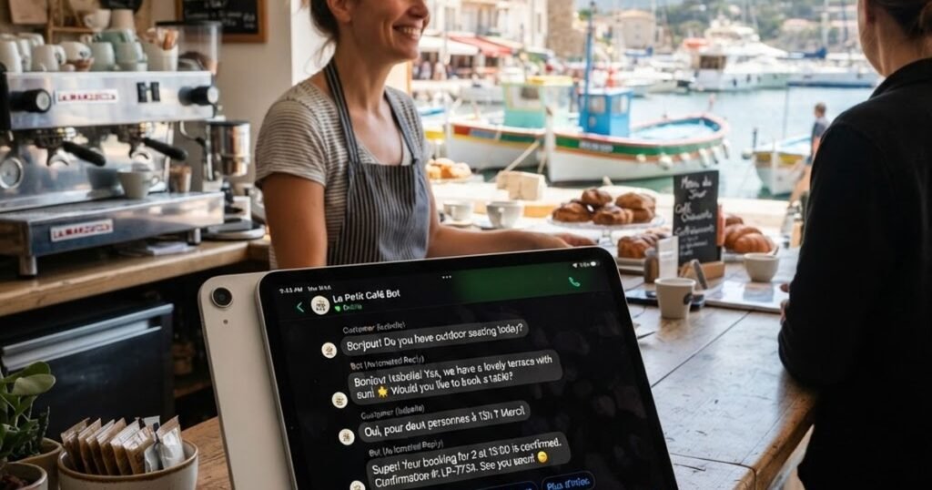 chatbot IA, robots MS 360 et automatisation à Bouzigues (34140) — agence Ms France Concept basée à Sète