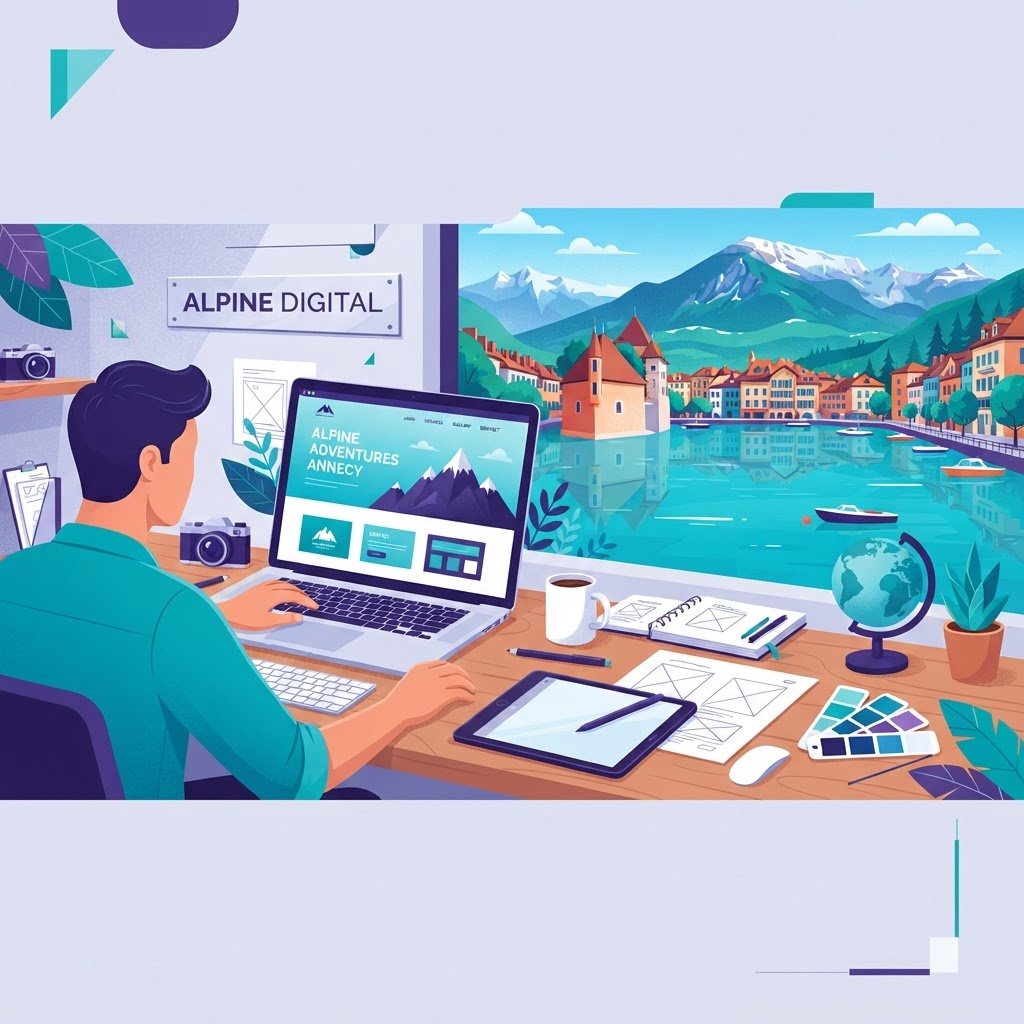 Création de site internet à Annecy, vitrine digitale en Haute-Savoie