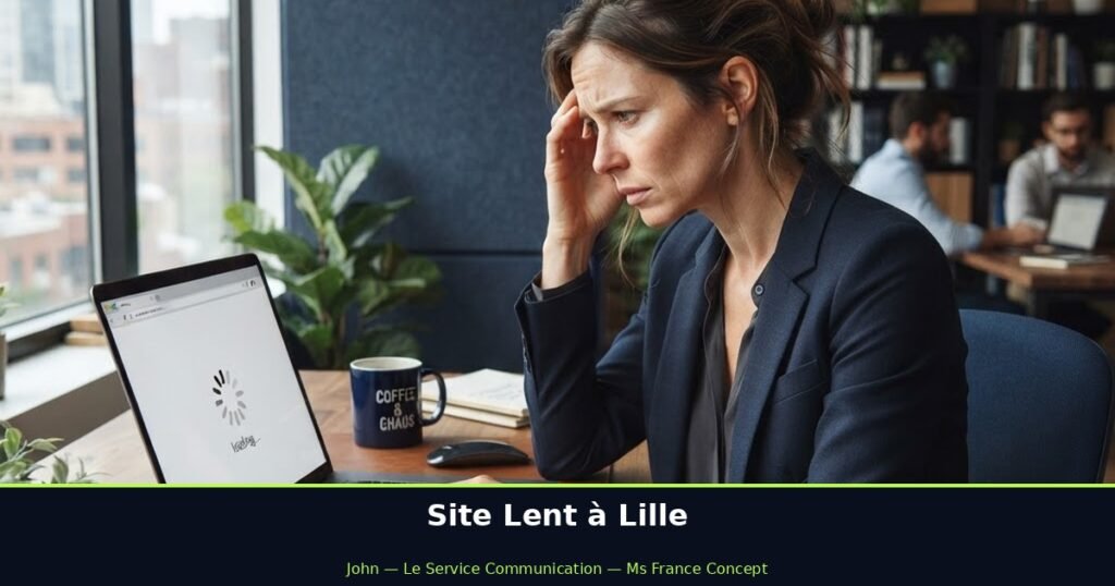 Dépannage site internet Lille - site lent - Ms France Concept