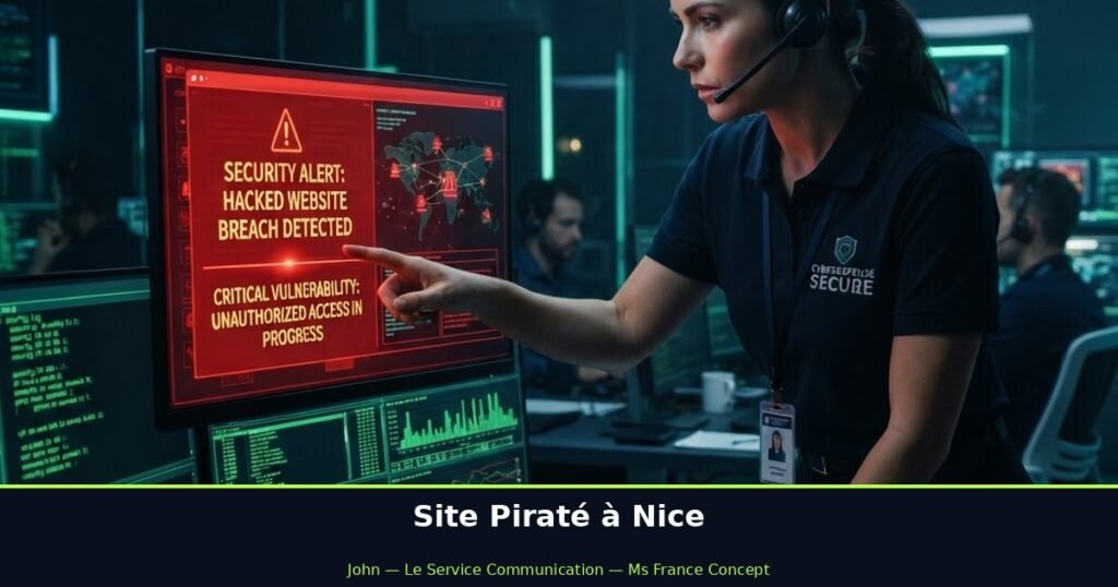 Dépannage site internet Nice - site piraté - Ms France Concept