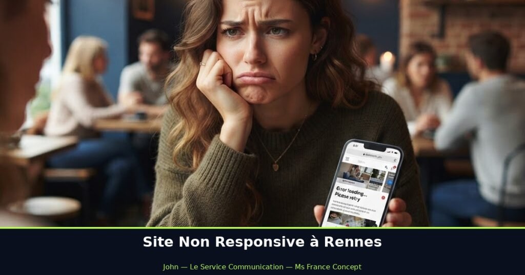 Dépannage site internet Rennes - site non responsive - Ms France Concept