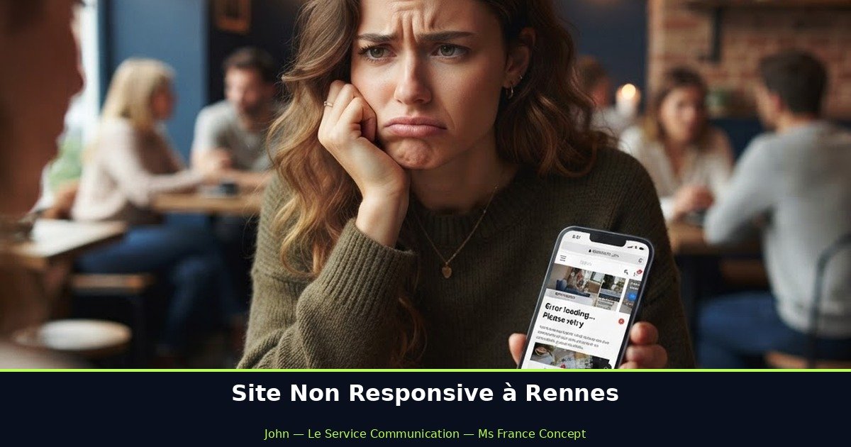 Dépannage site internet Rennes - site non responsive - Ms France Concept