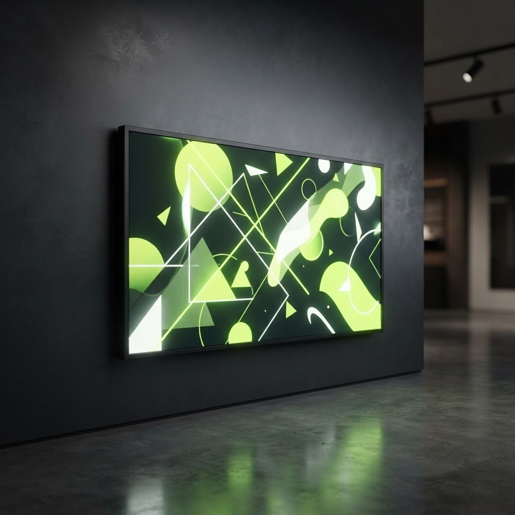 Panneau d'affichage LED numérique à diodes fines, visuel d'illustration