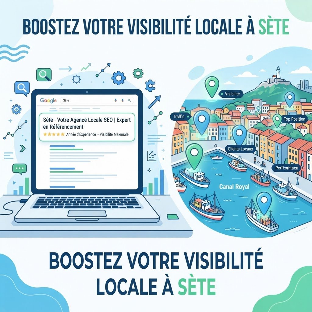 Référencement local à Sète : visibilité Google sur le littoral héraultais